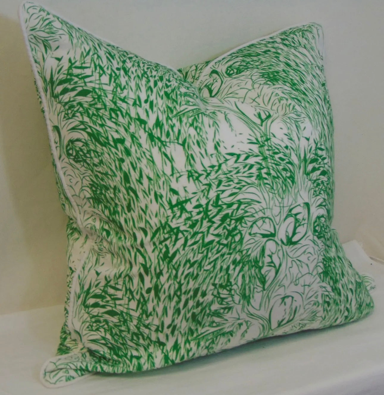 Green Weeping Willow Pillow Cover