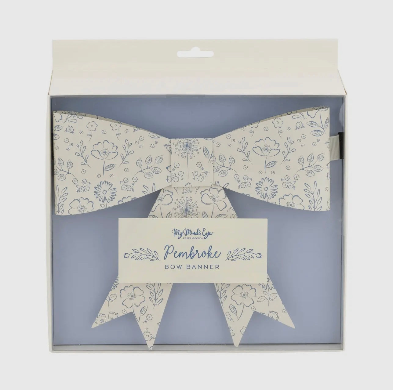 Floral Bow Banner