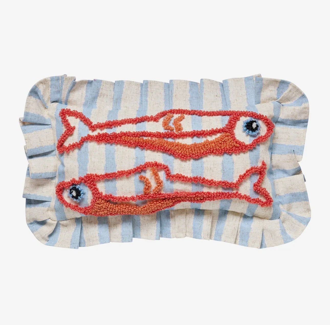 Sardines Tufted Hook Pillow