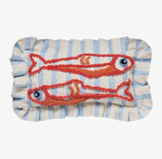 Sardines Tufted Hook Pillow