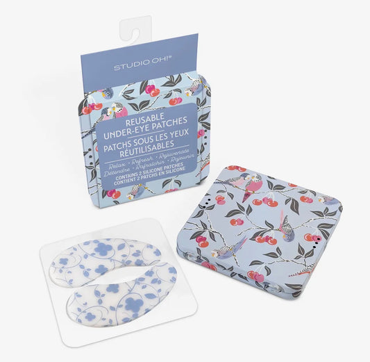 Birds in the Cherry Tree Reusable Under Eye Patches