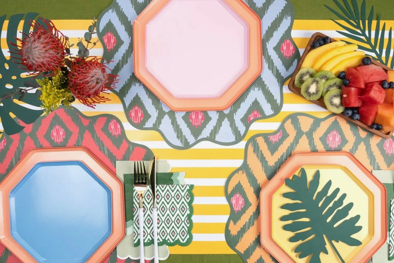 Bold Ikat Beverage Napkin