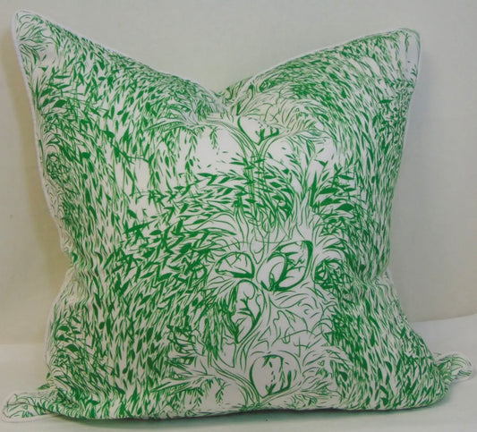 Green Weeping Willow Pillow Cover