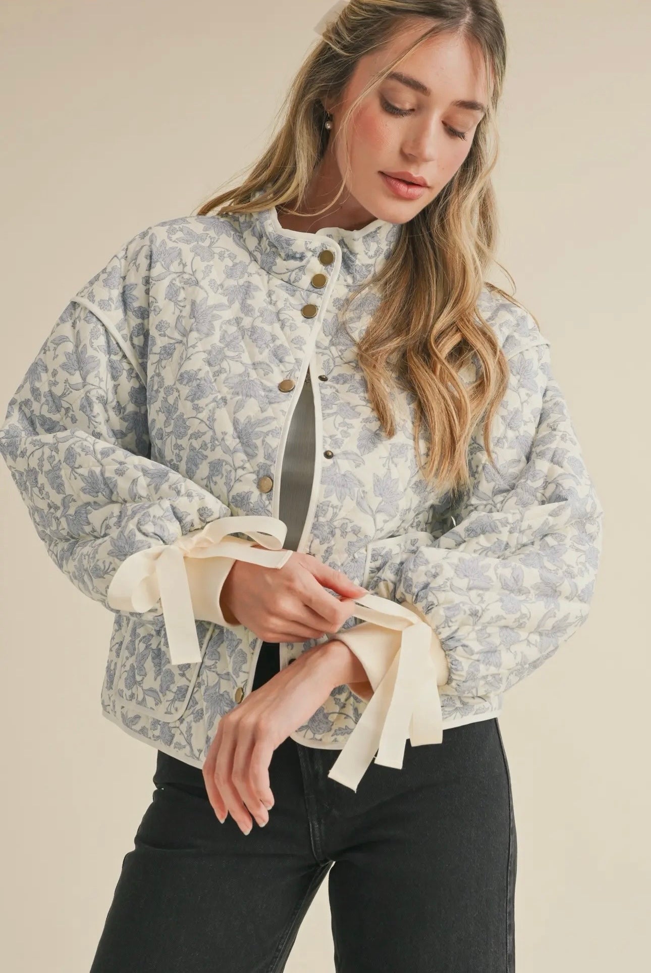 Floral Quilted Jacket