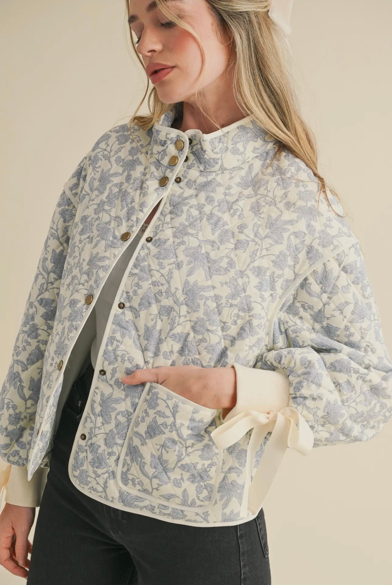 Floral Quilted Jacket