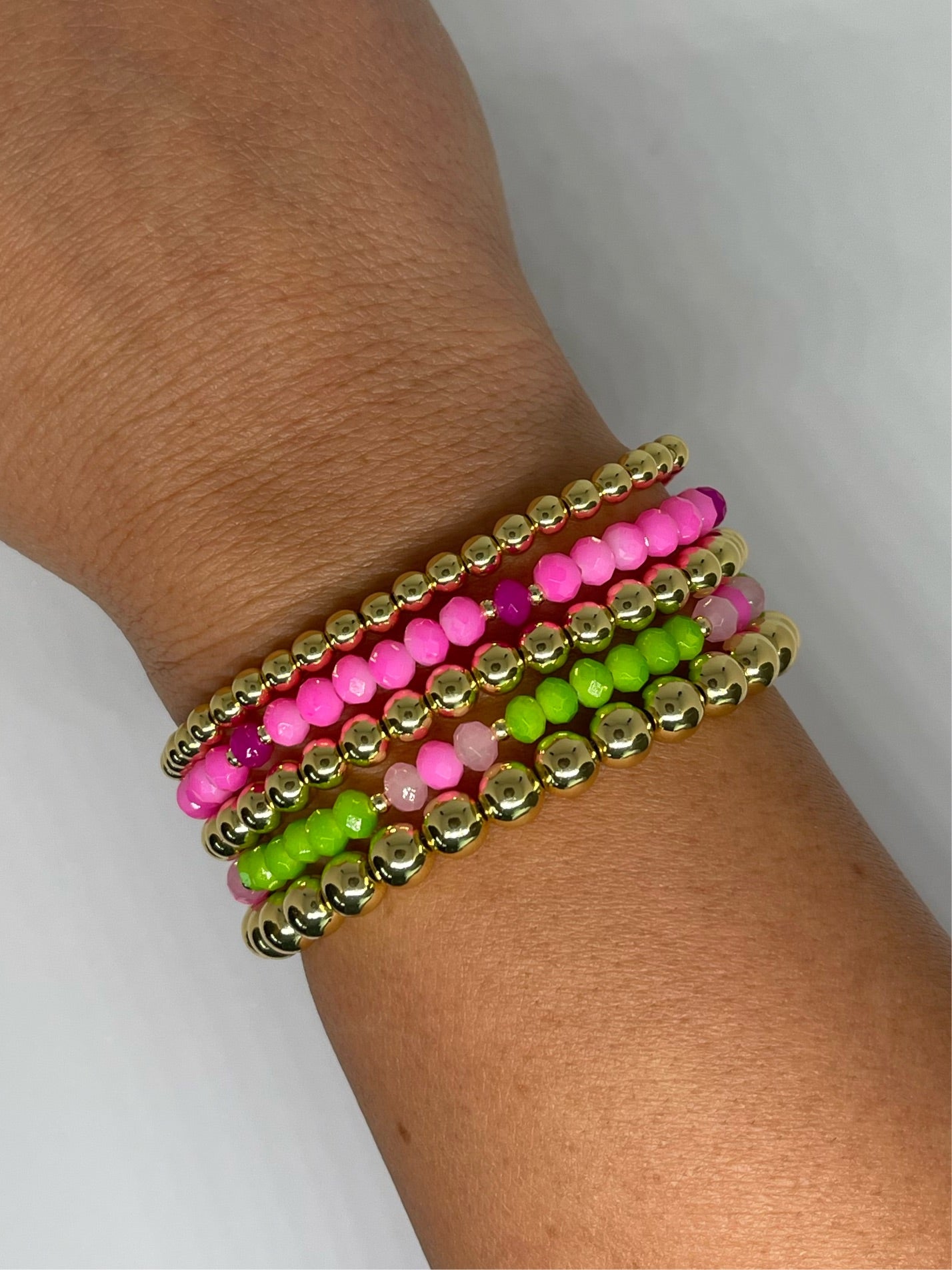 pink & green set